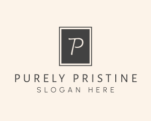 Elegant Square Lettermark logo design