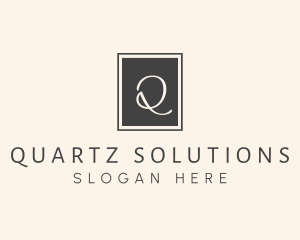 Elegant Square Lettermark logo design