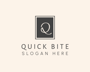 Elegant Square Lettermark logo design