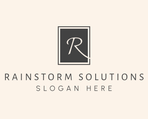 Elegant Square Lettermark logo design