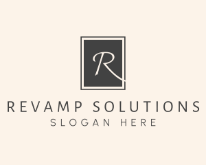 Elegant Square Lettermark logo design