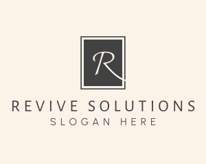 Elegant Square Lettermark logo design