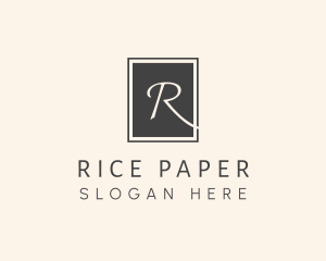 Elegant Square Lettermark logo design