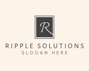 Elegant Square Lettermark logo design