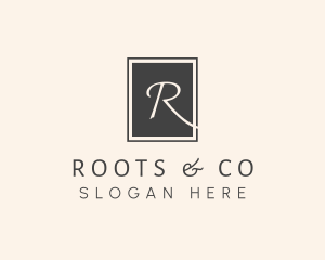 Elegant Square Lettermark logo design