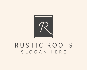 Elegant Square Lettermark logo design