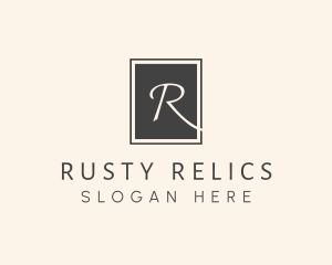 Elegant Square Lettermark logo design