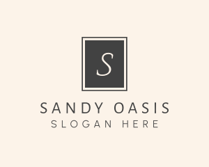 Elegant Square Lettermark logo design