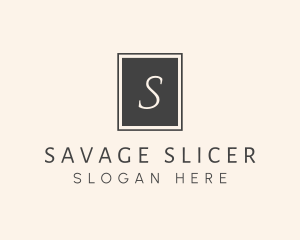 Elegant Square Lettermark logo design