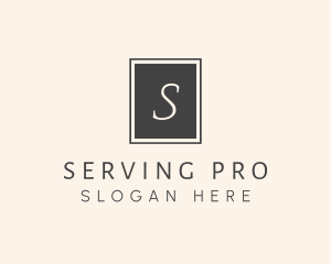 Elegant Square Lettermark logo design