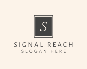 Elegant Square Lettermark logo design