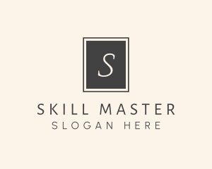 Elegant Square Lettermark logo design