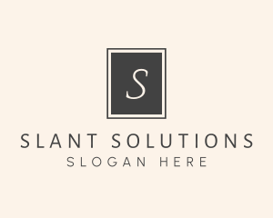 Elegant Square Lettermark logo design