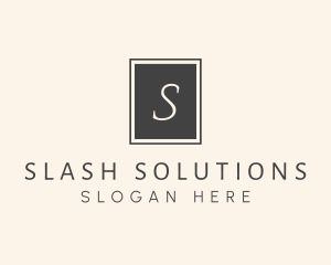 Elegant Square Lettermark logo design