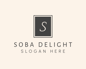 Elegant Square Lettermark logo design