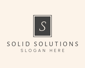 Elegant Square Lettermark logo design