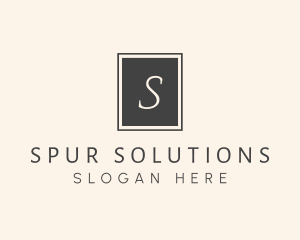 Elegant Square Lettermark logo design