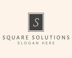 Elegant Square Lettermark logo design