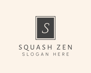 Elegant Square Lettermark logo design