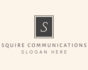 Elegant Square Lettermark logo design