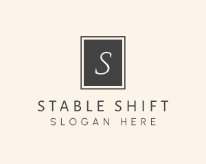 Elegant Square Lettermark logo design