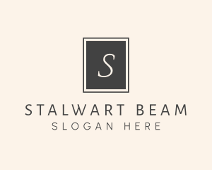 Elegant Square Lettermark logo design