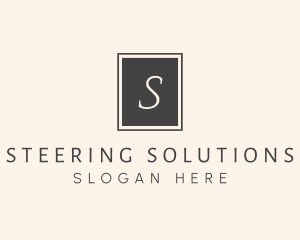 Elegant Square Lettermark logo design