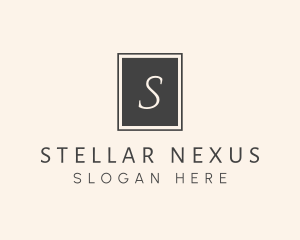 Elegant Square Lettermark logo design