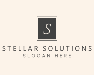 Elegant Square Lettermark logo design