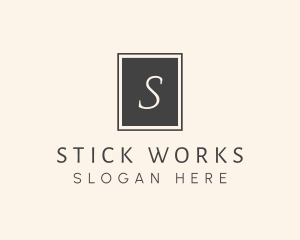 Elegant Square Lettermark logo design