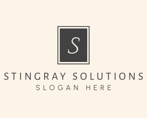 Elegant Square Lettermark logo design