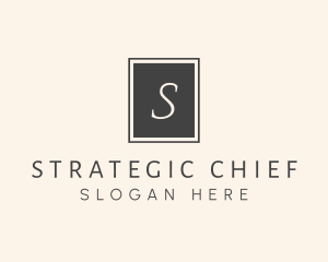 Elegant Square Lettermark logo design