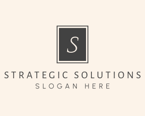 Elegant Square Lettermark logo design