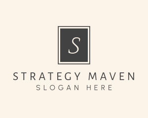 Elegant Square Lettermark logo design