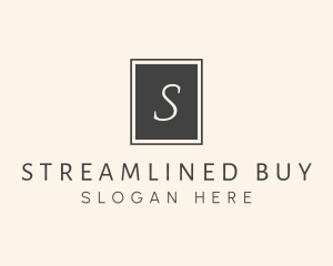 Elegant Square Lettermark logo design