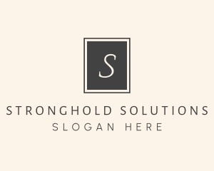 Elegant Square Lettermark logo design