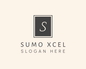 Elegant Square Lettermark logo design