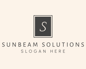 Elegant Square Lettermark logo design