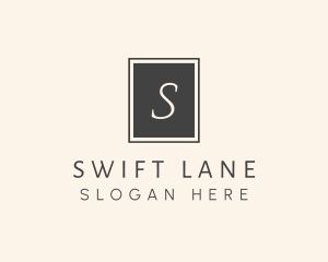 Elegant Square Lettermark logo design