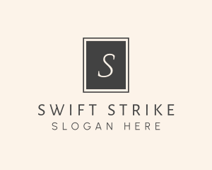 Elegant Square Lettermark logo design