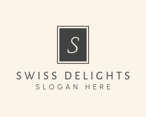 Elegant Square Lettermark logo design