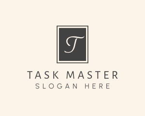 Elegant Square Lettermark logo design