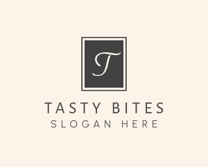 Elegant Square Lettermark logo design