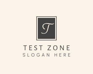 Elegant Square Lettermark logo design