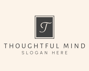 Elegant Square Lettermark logo design