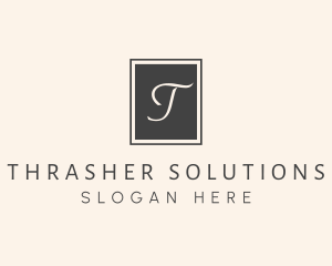 Elegant Square Lettermark logo design