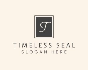 Elegant Square Lettermark logo design