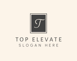 Elegant Square Lettermark logo design