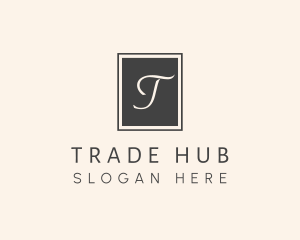 Elegant Square Lettermark logo design