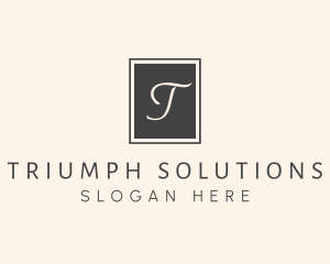 Elegant Square Lettermark logo design